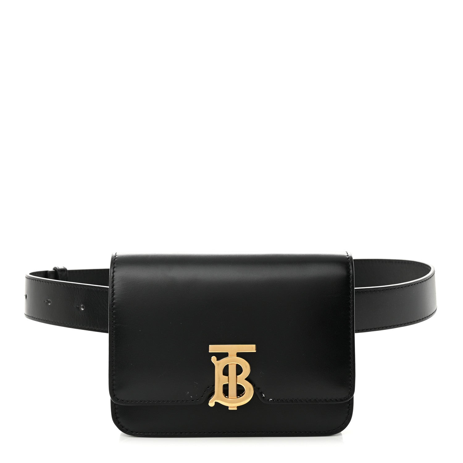 Burberry Calfskin TB Belt Bag Black 1 of 12