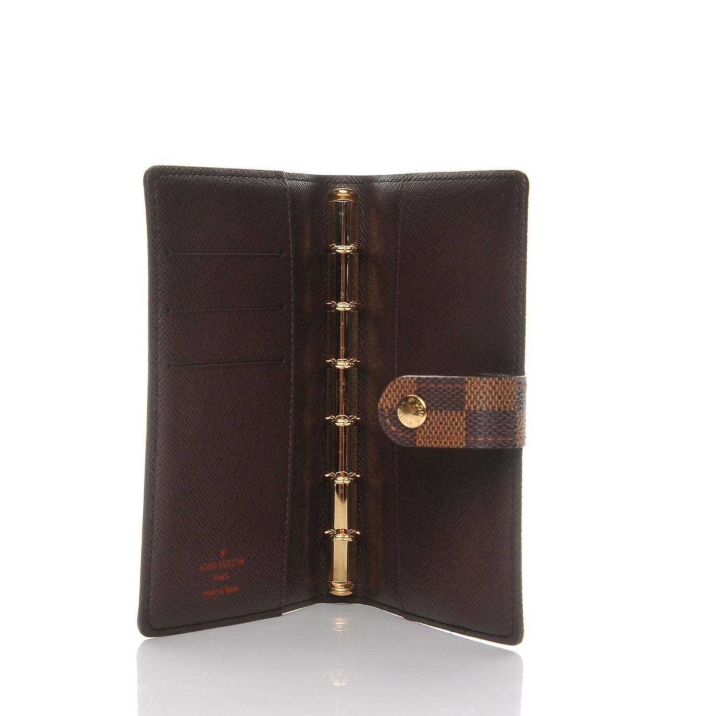 Damier Ebene Small Ring Agenda Cover