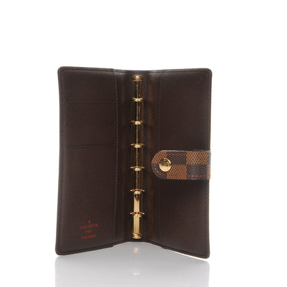 Louis Vuitton Damier Ebene Small Ring Agenda Cover 5 of 6