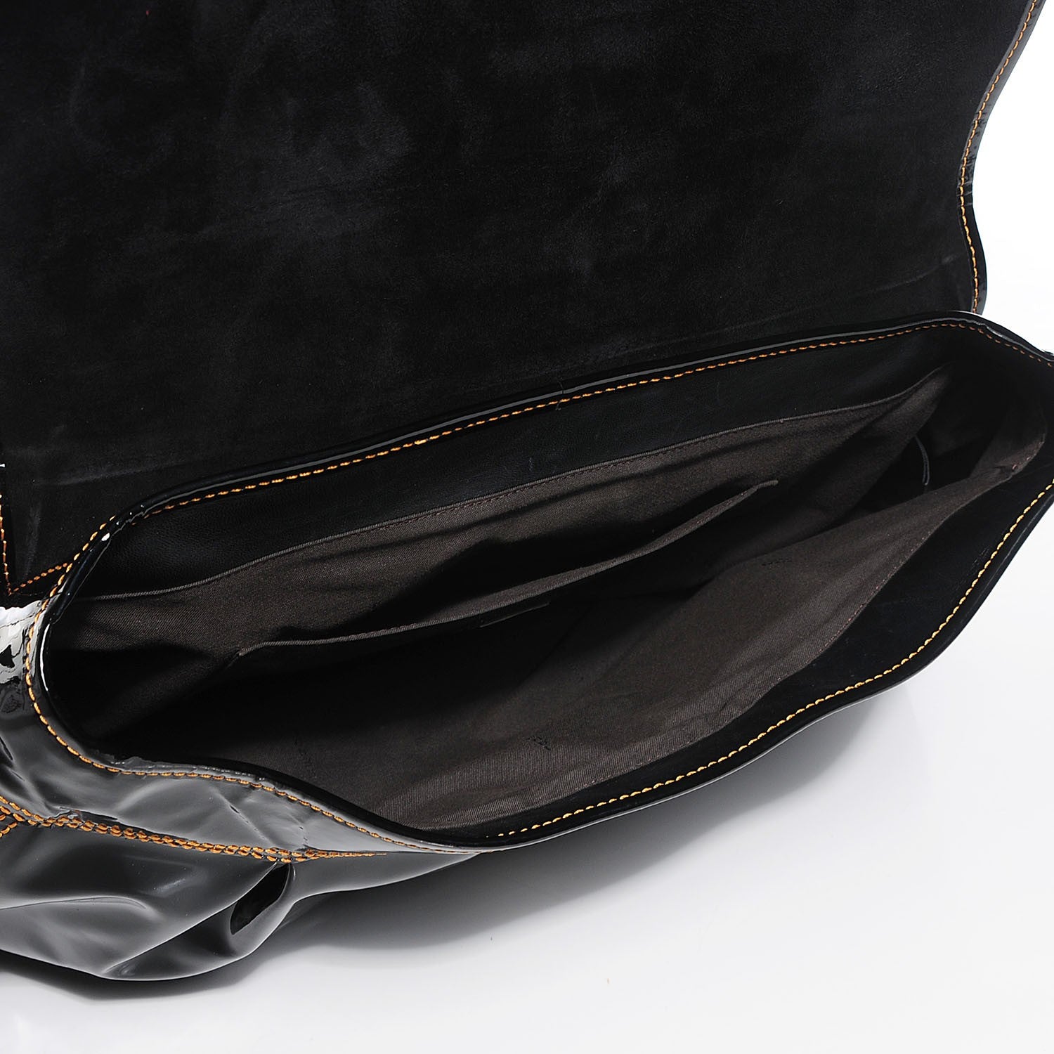 Fendi Patent Large B Bag Black 5 of 10