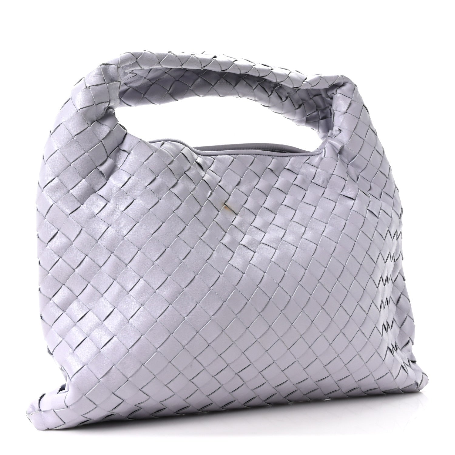 Bottega Veneta Calfskin Intrecciato Small Hop Oyster Lilac 3 of 10