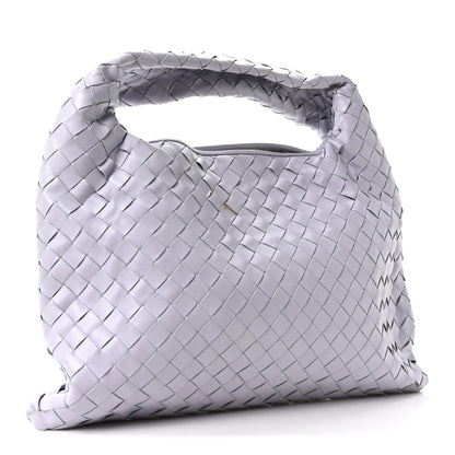 Bottega Veneta Calfskin Intrecciato Small Hop Oyster Lilac 3 of 10