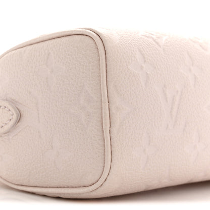 Louis Vuitton Empreinte Monogram Nano Speedy Snowy Pearl 8 of 10