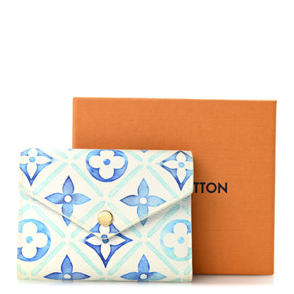 Louis Vuitton Monogram Giant By The Pool Victorine Wallet Lagoon Blue 8 of 8