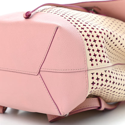 Louis Vuitton Perforated Calfskin Lockme Backpack Rose Poudre Creme 8 of 10