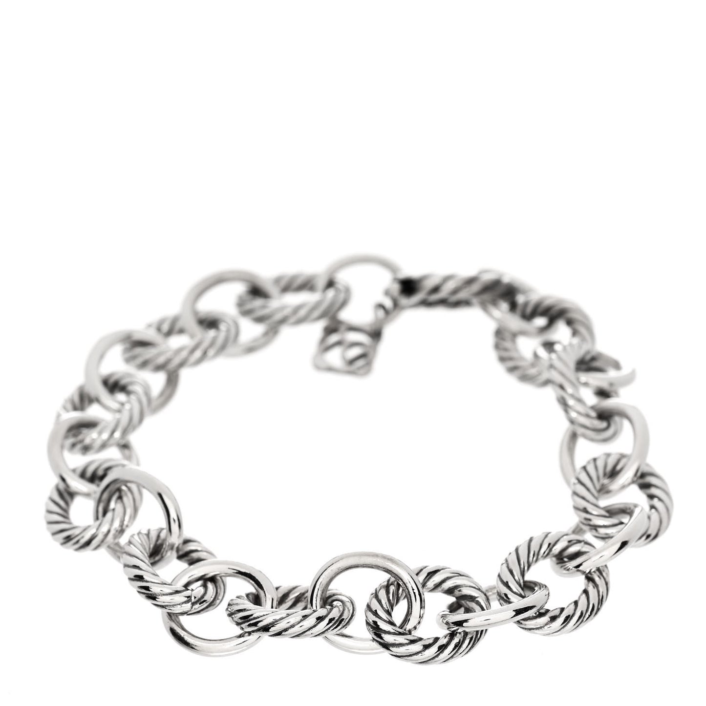 Sterling Silver 10mm Medium Oval Link Bracelet