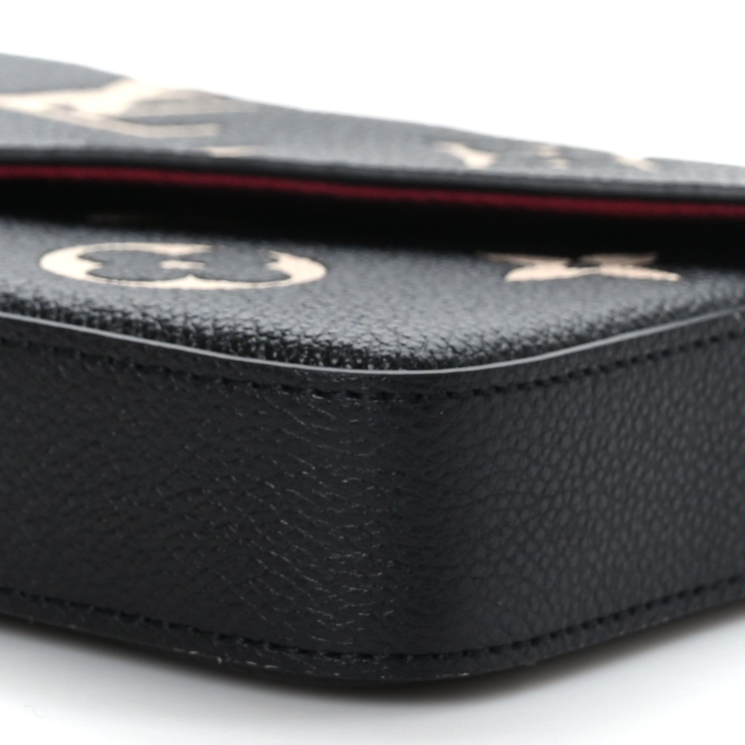 Louis Vuitton Empreinte Monogram Giant Felicie Pochette Black Beige 9 of 9