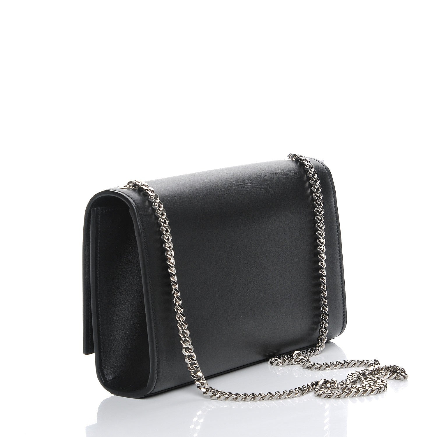 Saint Laurent Smooth Calfskin Medium Classic Monogram Kate Tassel Satchel Black 3 of 7