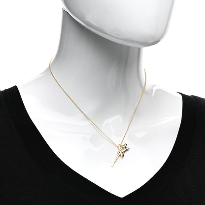 Tiffany 18K Yellow Gold Paloma Picasso Shooting Star Pendant Necklace 2 of 4