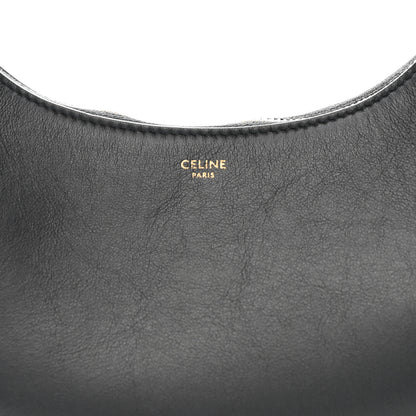 Celine Smooth Calfskin Medium Strap Ava Shoulder Bag Black Tan 8 of 12