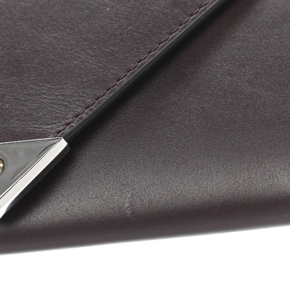 Alexander Wang Calfskin Prisma Skeletal Envelope Wallet Oxblood 8 of 9