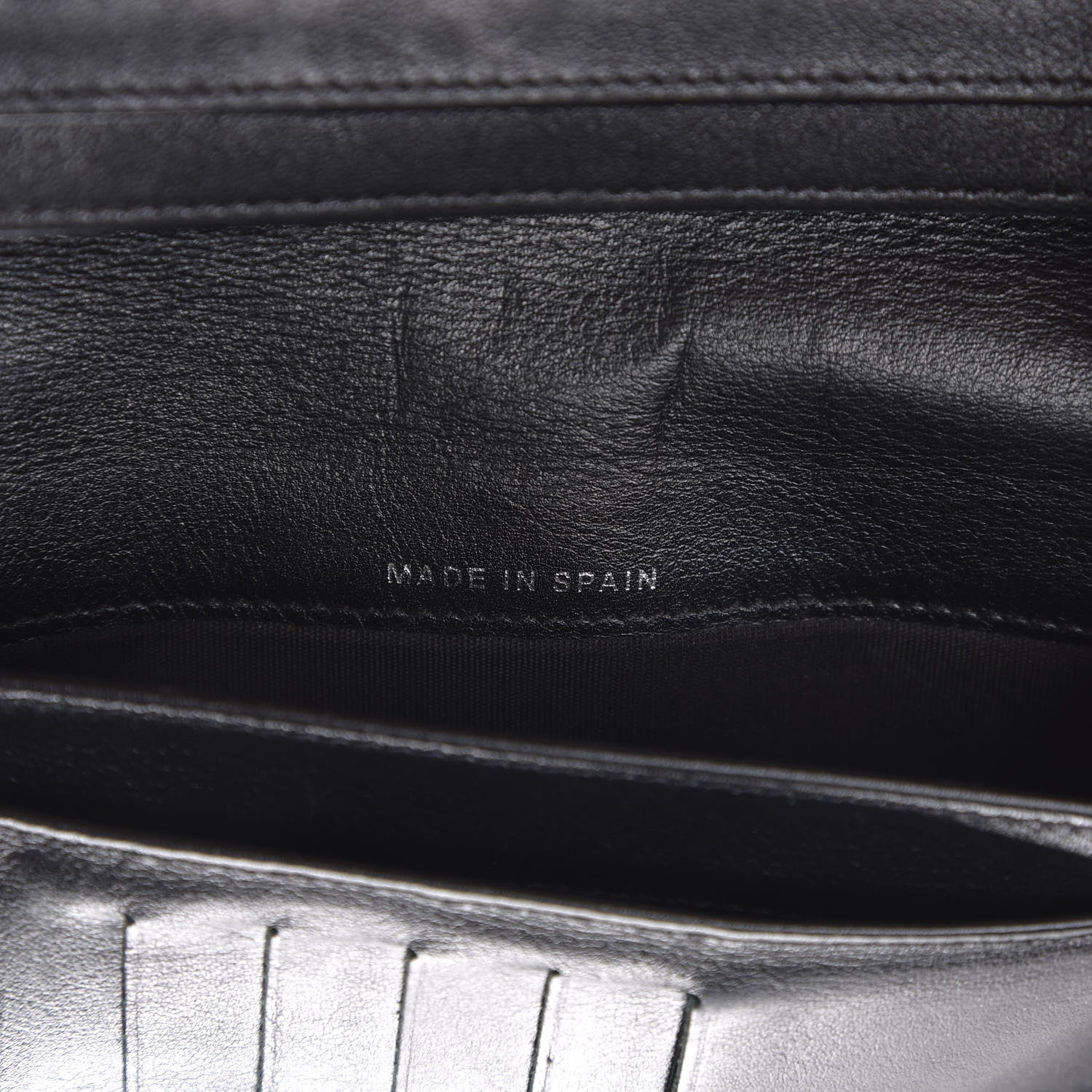 Chanel Caviar Timeless CC Yen Wallet Black 6 of 8