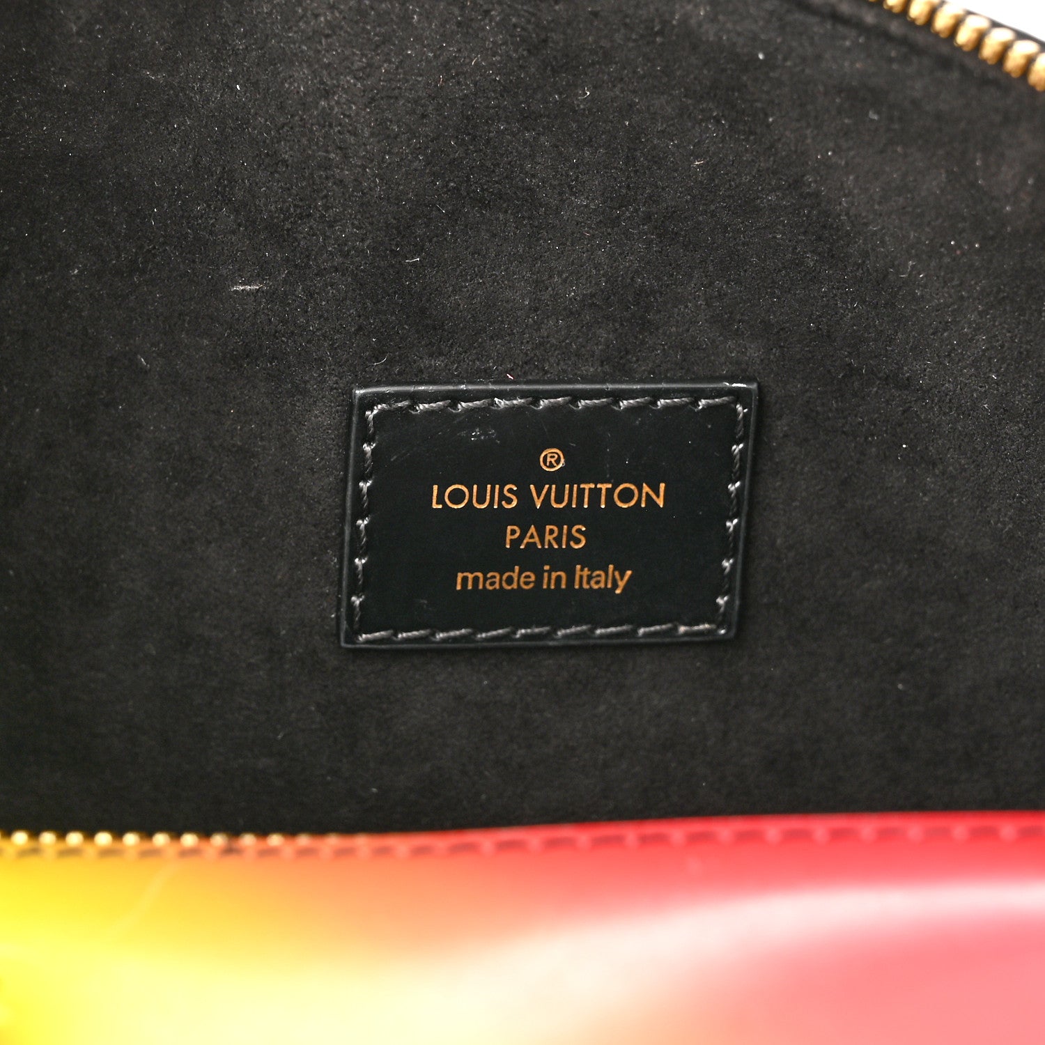 Louis Vuitton Epi Reverse Monogram Damier Race Speedy Bandouliere 30 Black Yellow 5 of 12