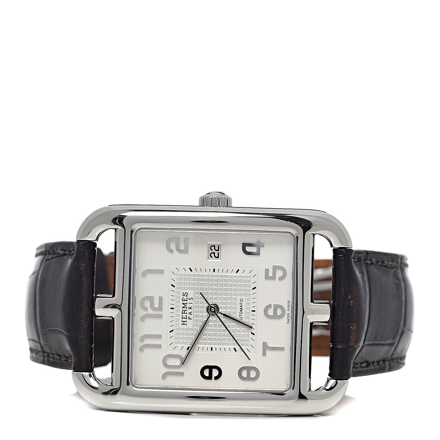 Stainless Steel Alligator 36mm Cape Cod Automatic Watch Havane