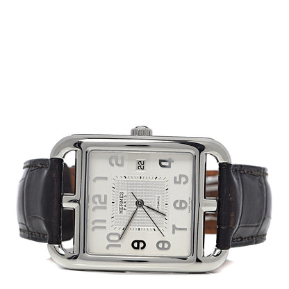 Hermes Stainless Steel Alligator 36mm Cape Cod Automatic Watch Havane 3 of 11