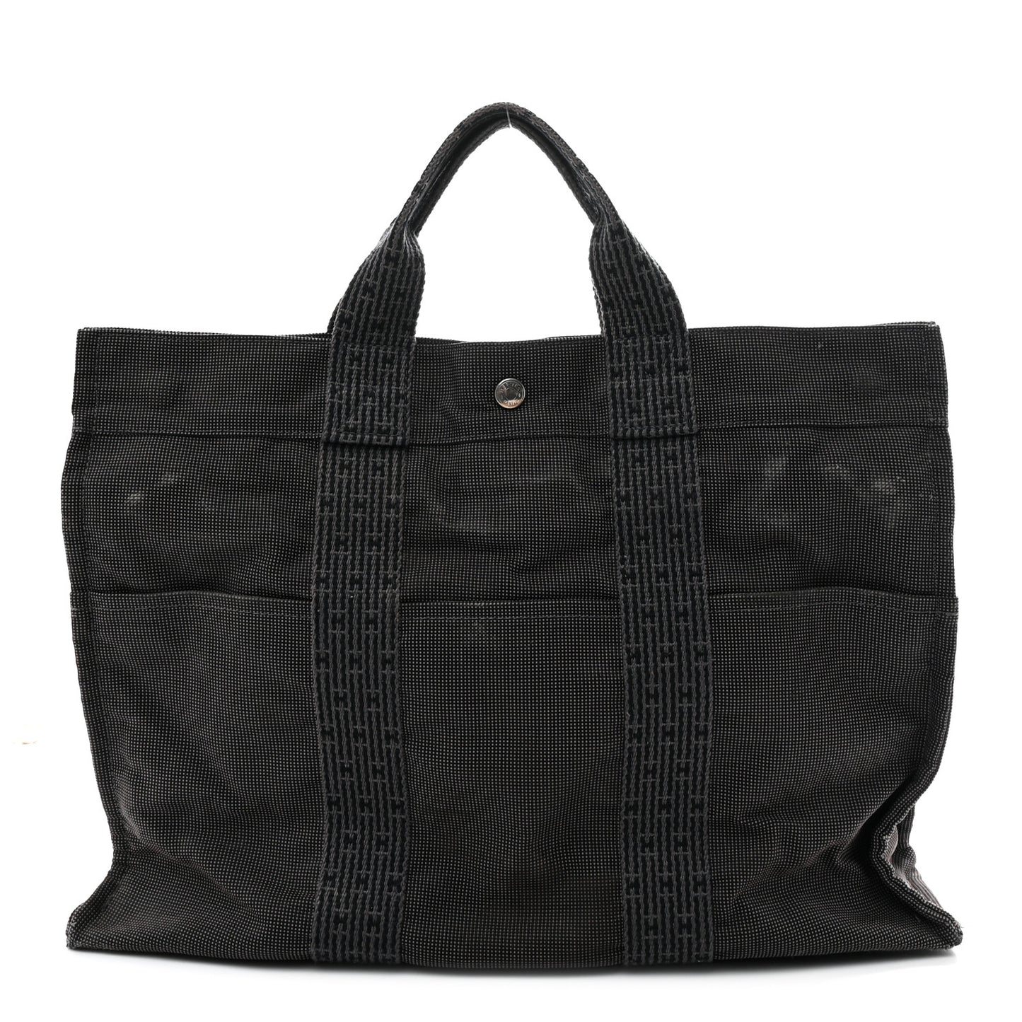 Canvas Herline MM Tote Grey