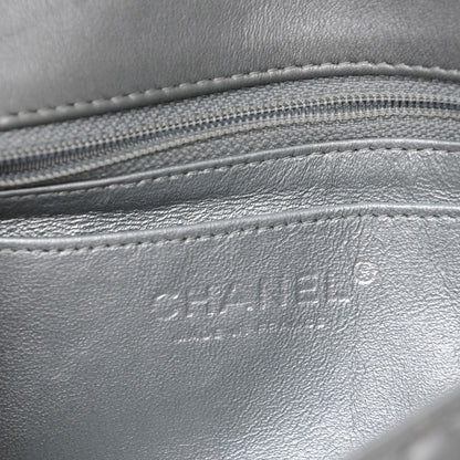 Chanel Metallic Lambskin Quilted Mini Rectangular Flap Silver 6 of 8