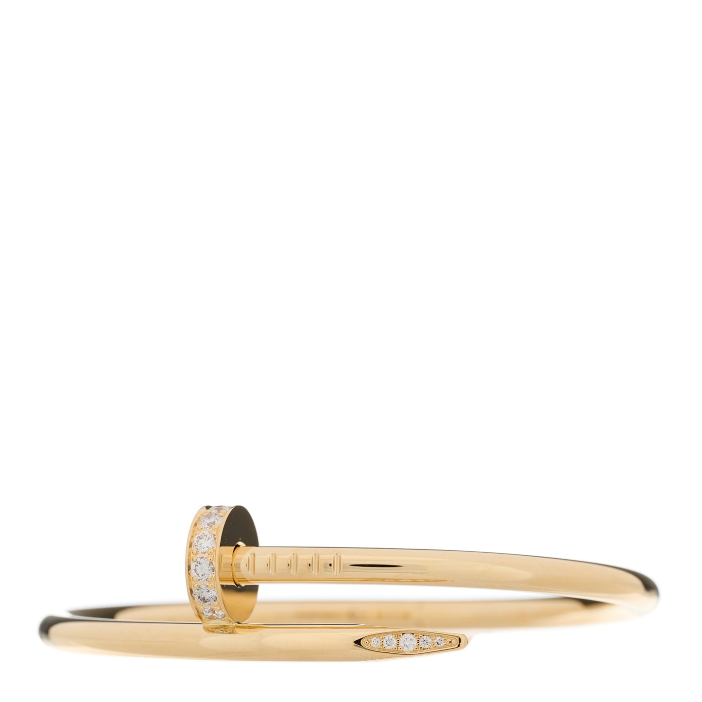 18K Yellow Gold Diamond Juste Un Clou Bracelet 15