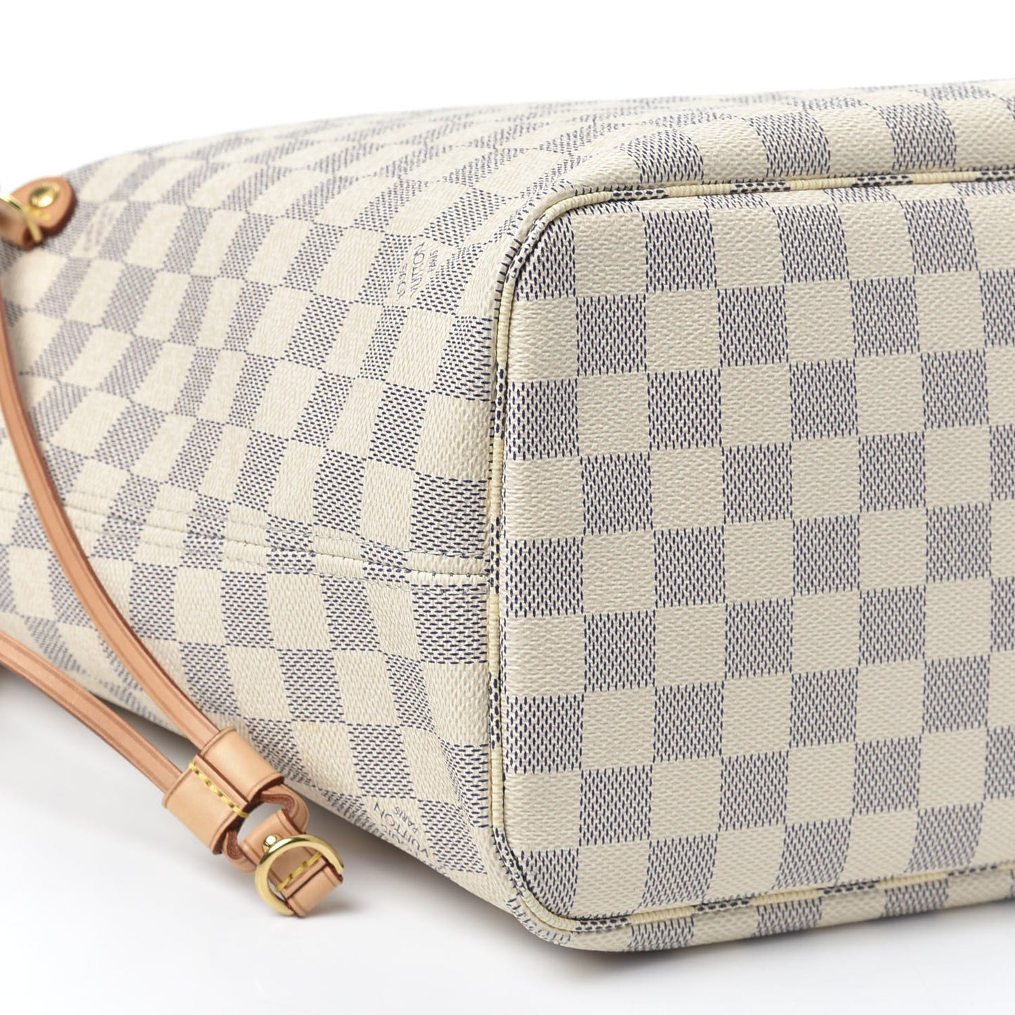 Damier Azur Neo Neverfull MM Rose Ballerine