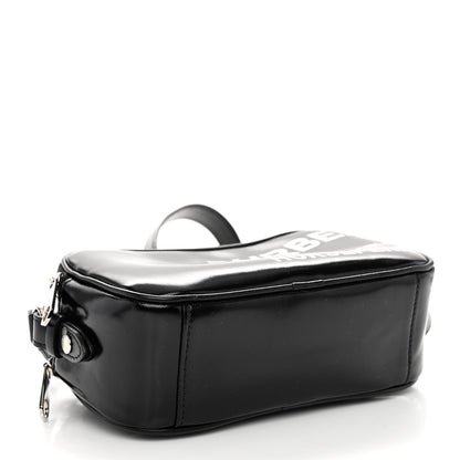 Burberry Coated Canvas Horseferry Print Micro Camera Bag Black 4 of 10