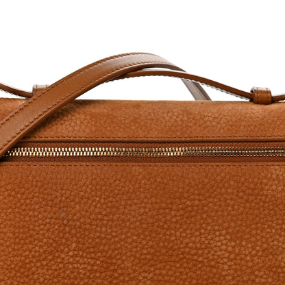 Loro Piana Grained Nubuck Extra Bag L19 Bon Ton Brown 6 of 12
