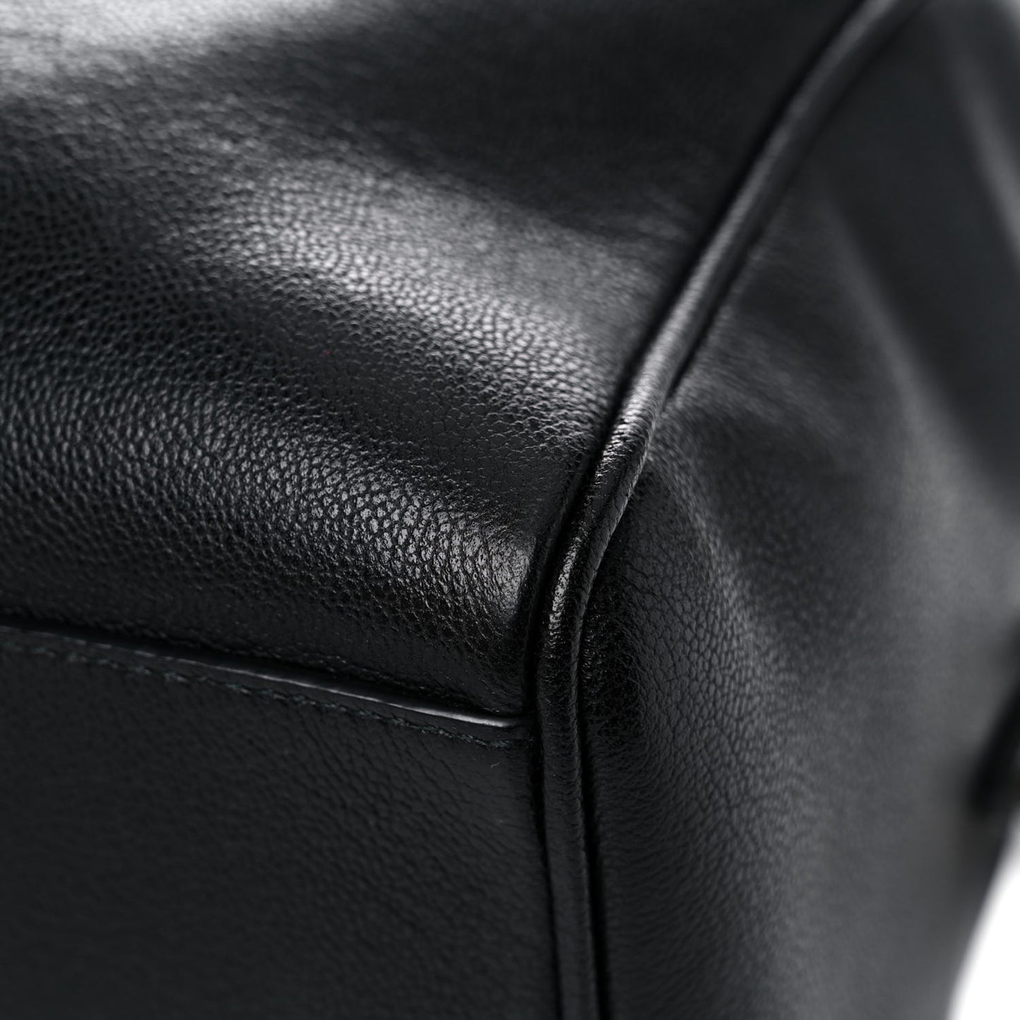 Calfskin Palazzo Duffle Bag Black