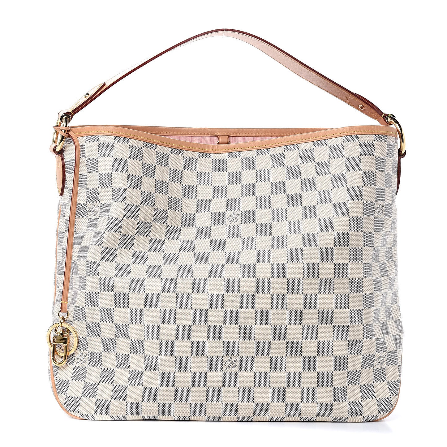 Damier Azur Delightful MM Rose Ballerine