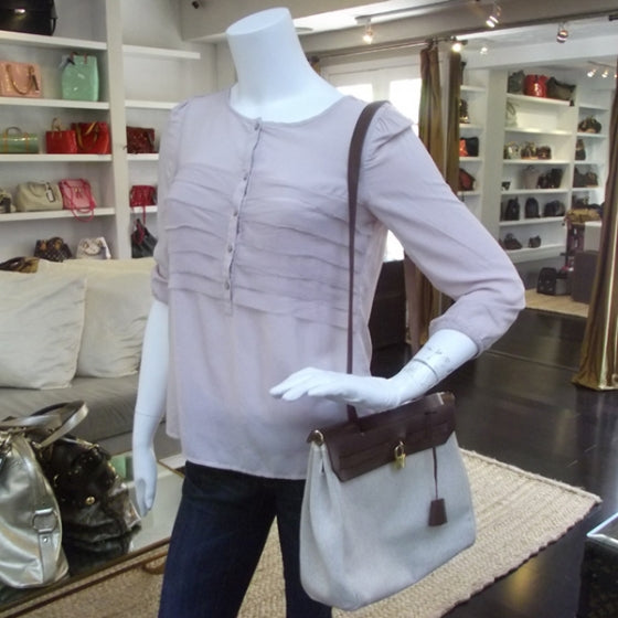 Hermes Toile Herbag PM 2 of 10