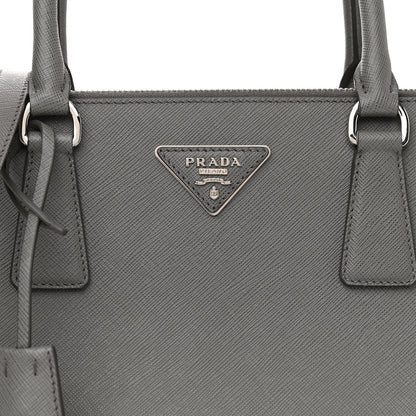 Prada Saffiano Lux Large Galleria Double Zip Tote Marmo 8 of 10