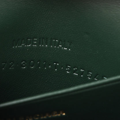 Balenciaga Shiny Calfskin Crocodile Embossed Hourglass Top Handle Bag Mini Forest Green 6 of 9