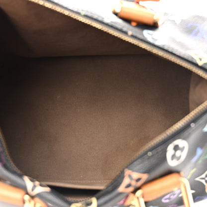 Louis Vuitton Monogram Multicolor Speedy 30 Black 5 of 9