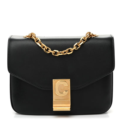 Celine Shiny Calfskin Small C Bag Black 1 of 10