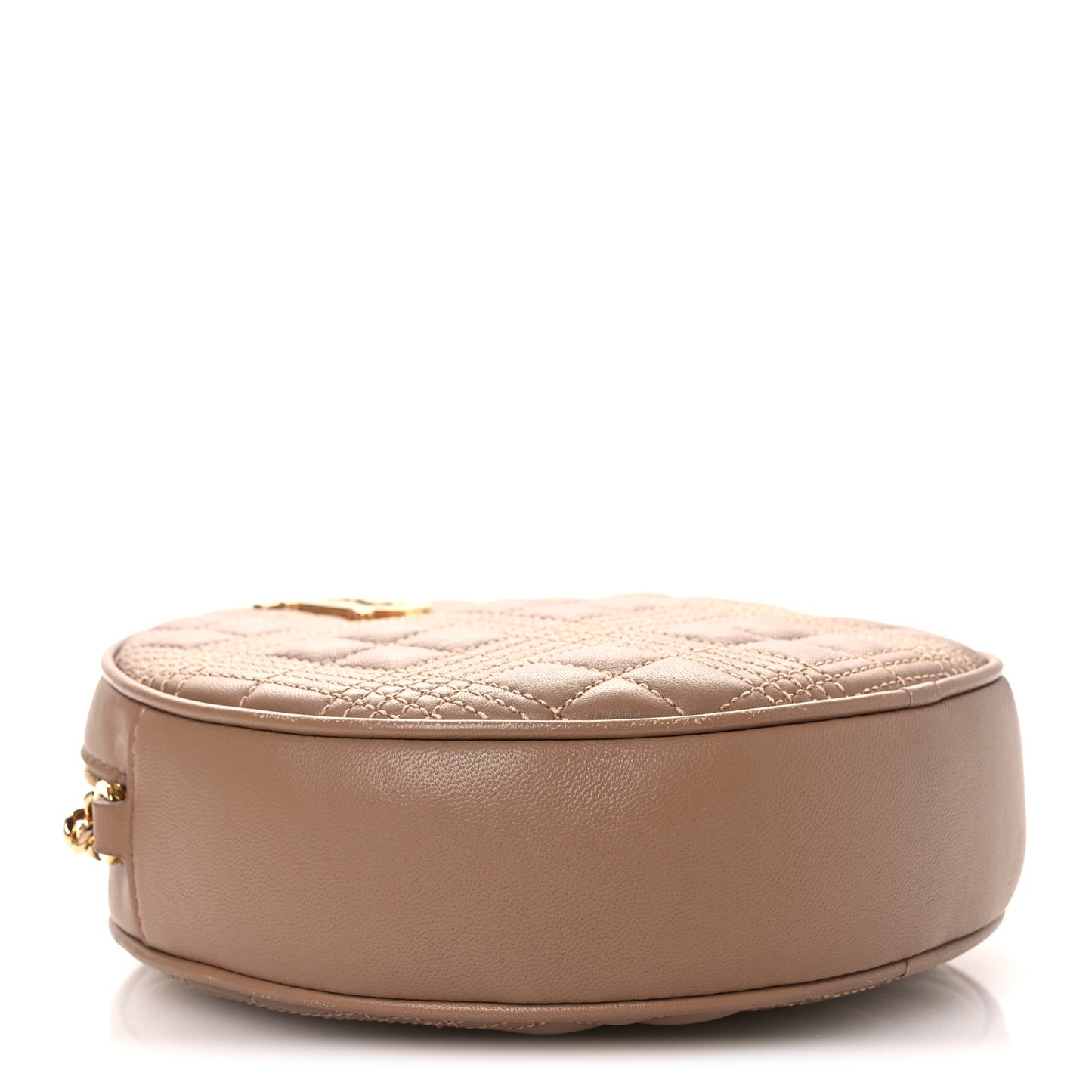 Lambskin Quilted New Louise Bag Camel