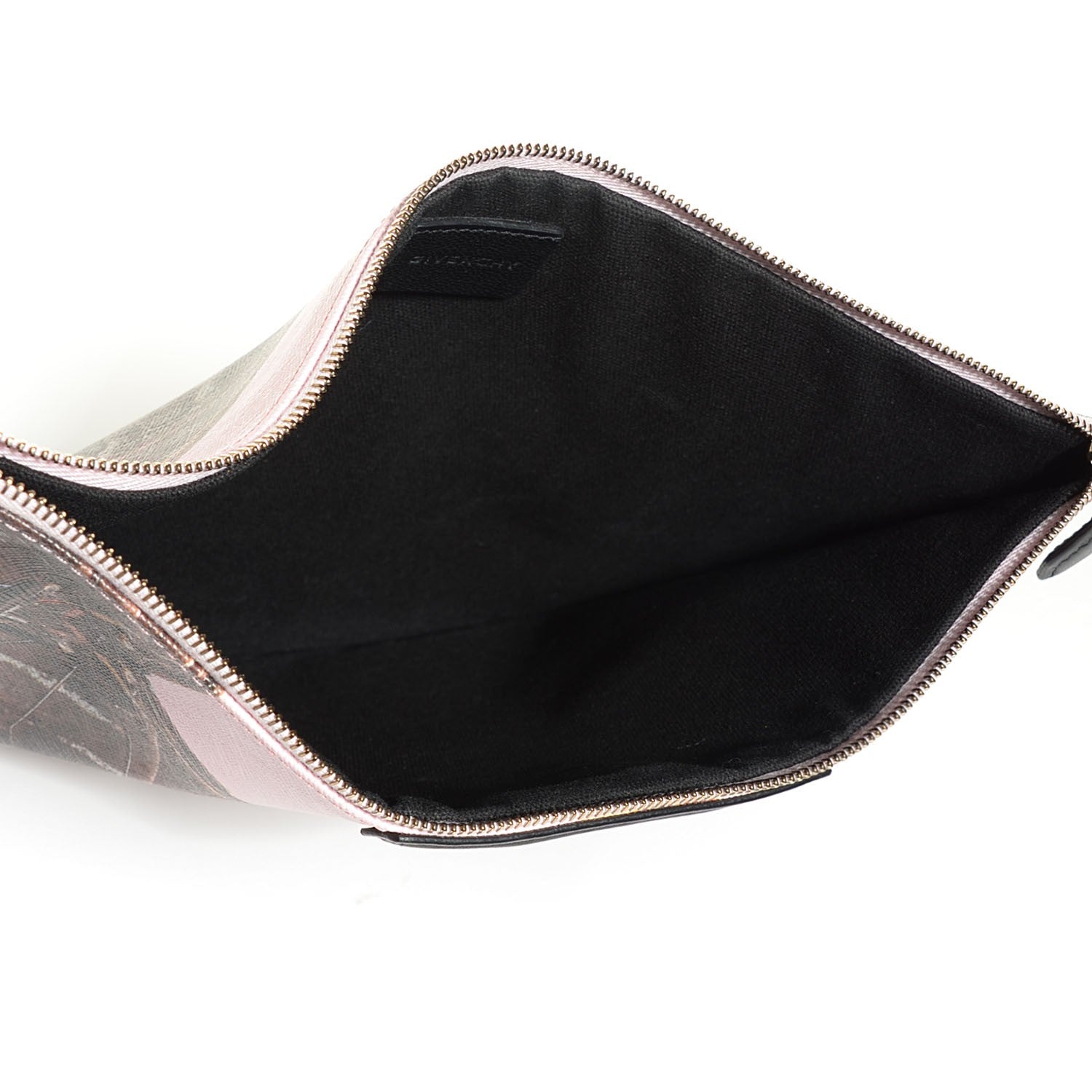 Givenchy Coated Canvas Butterfly Print Large Flat Zip Pouch Multicolor 5 of 9