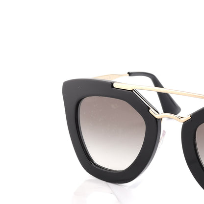 Prada Acetate Cinema Sunglasses SPR 09Q Black 9 of 9