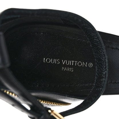 Louis Vuitton Patent Monogram Afterglow Platform Sandals 41 Black 6 of 7