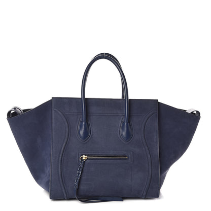 Celine Nubuck Calfskin Medium Phantom Luggage Navy 1 of 10