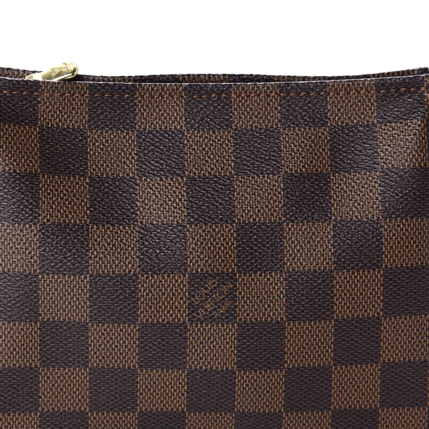 Louis Vuitton Damier Ebene Trousse Make Up Bag Pochette 10 of 10