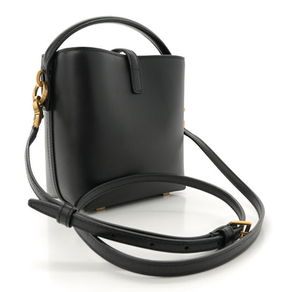 Saint Laurent Shiny Calfskin Le 37 Mini Bucket Bag Black 3 of 11