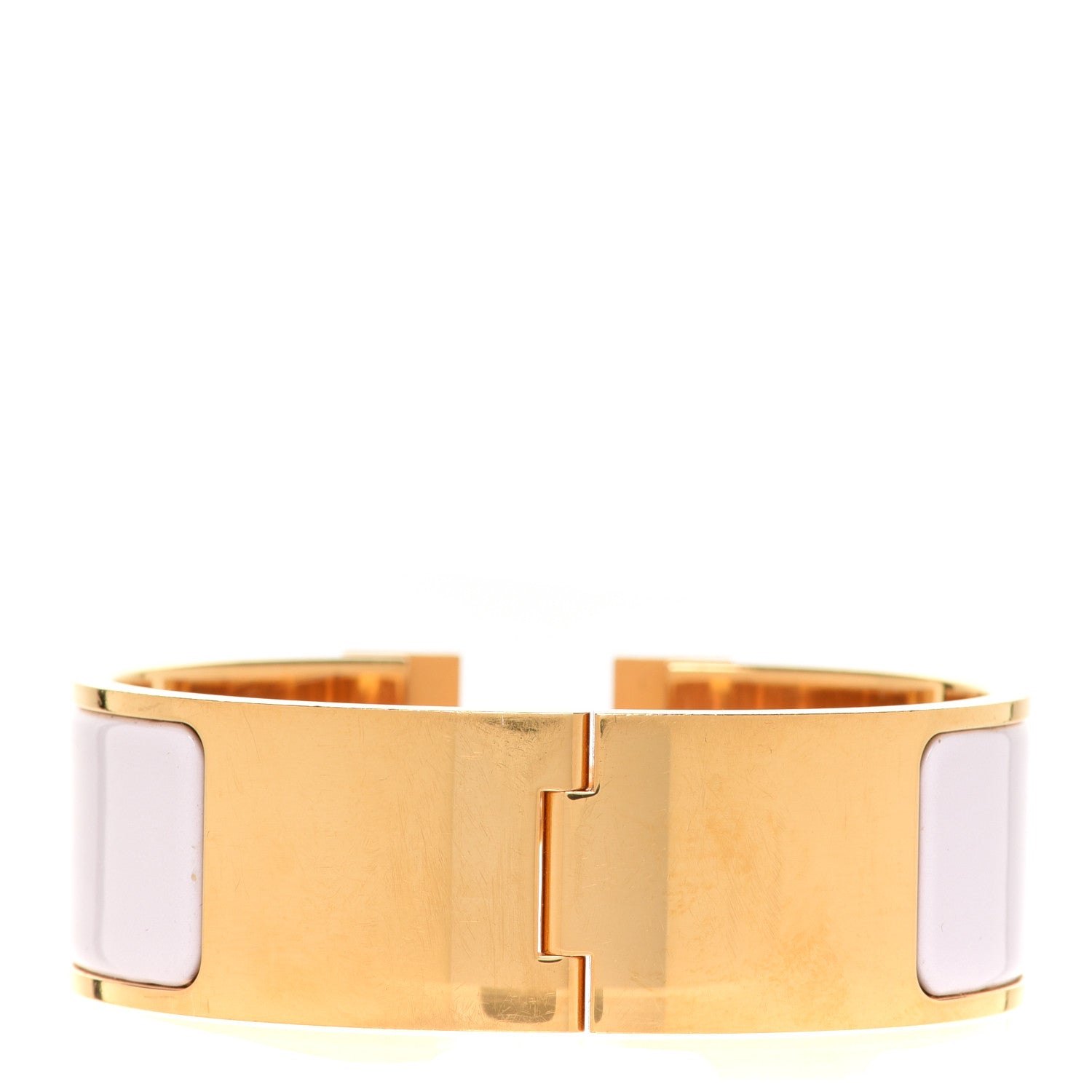 Hermes Enamel Wide Clic Clac H Bracelet PM Rose Nymph 3 of 6