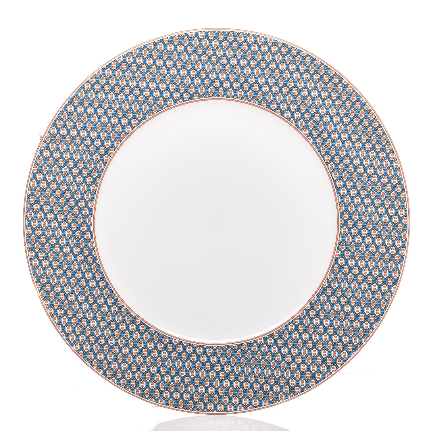 Hermes Porcelain Tie Dinner Plate Set of 2 4 of 12