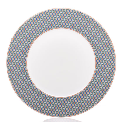 Hermes Porcelain Tie Dinner Plate Set of 2 4 of 12