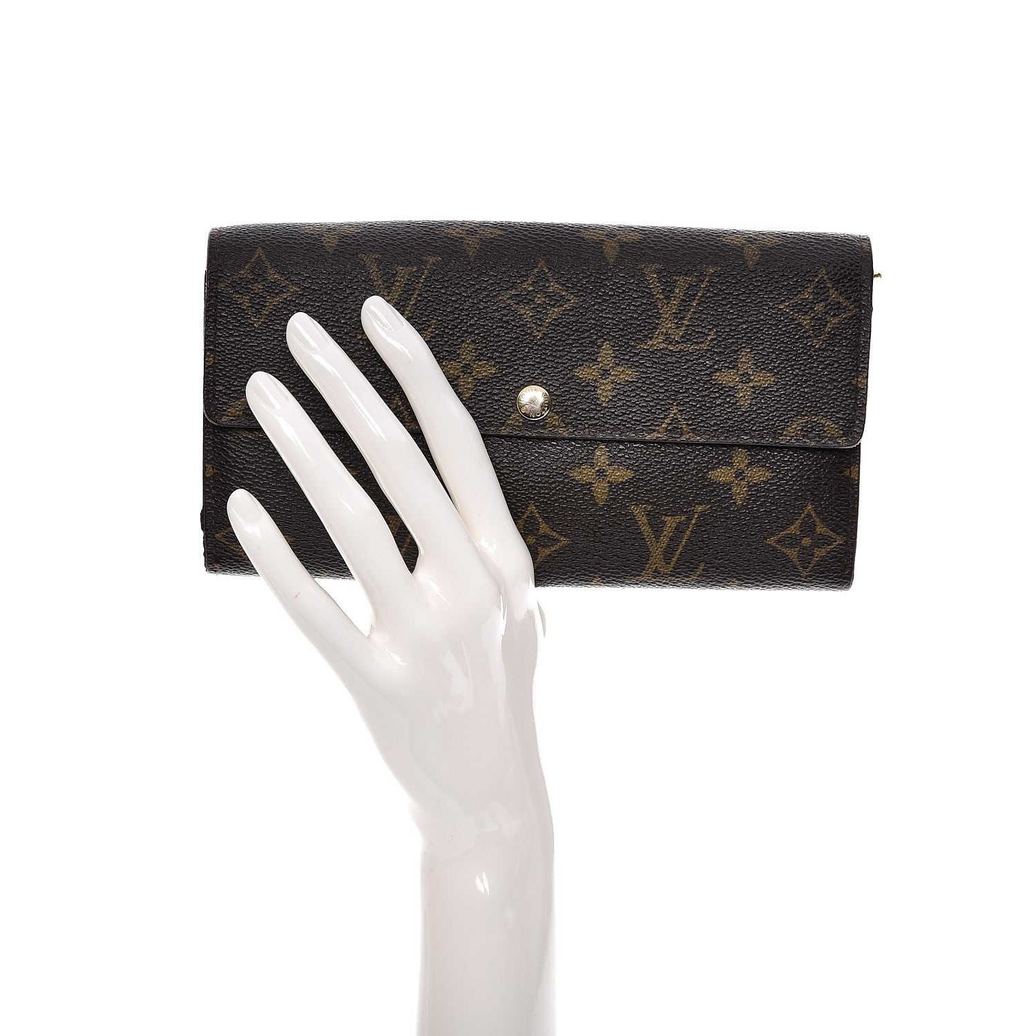 Louis Vuitton Monogram Sarah Wallet 2 of 14