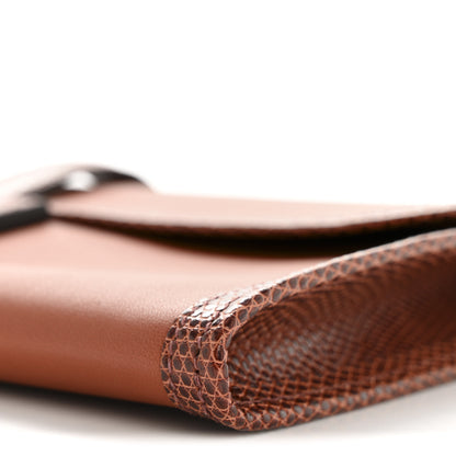 Hermes Swift Lizard Jige Elan Touch 29 Clutch Cuivre 10 of 11