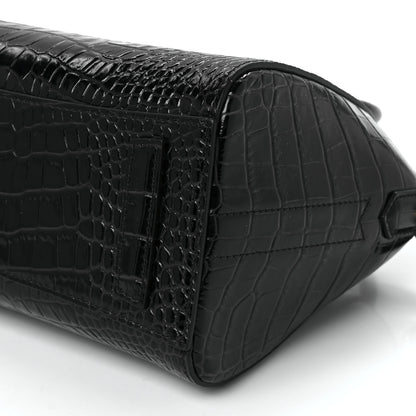 Givenchy Calfskin Crocodile Embossed Mini Antigona Deep Blue 12 of 12