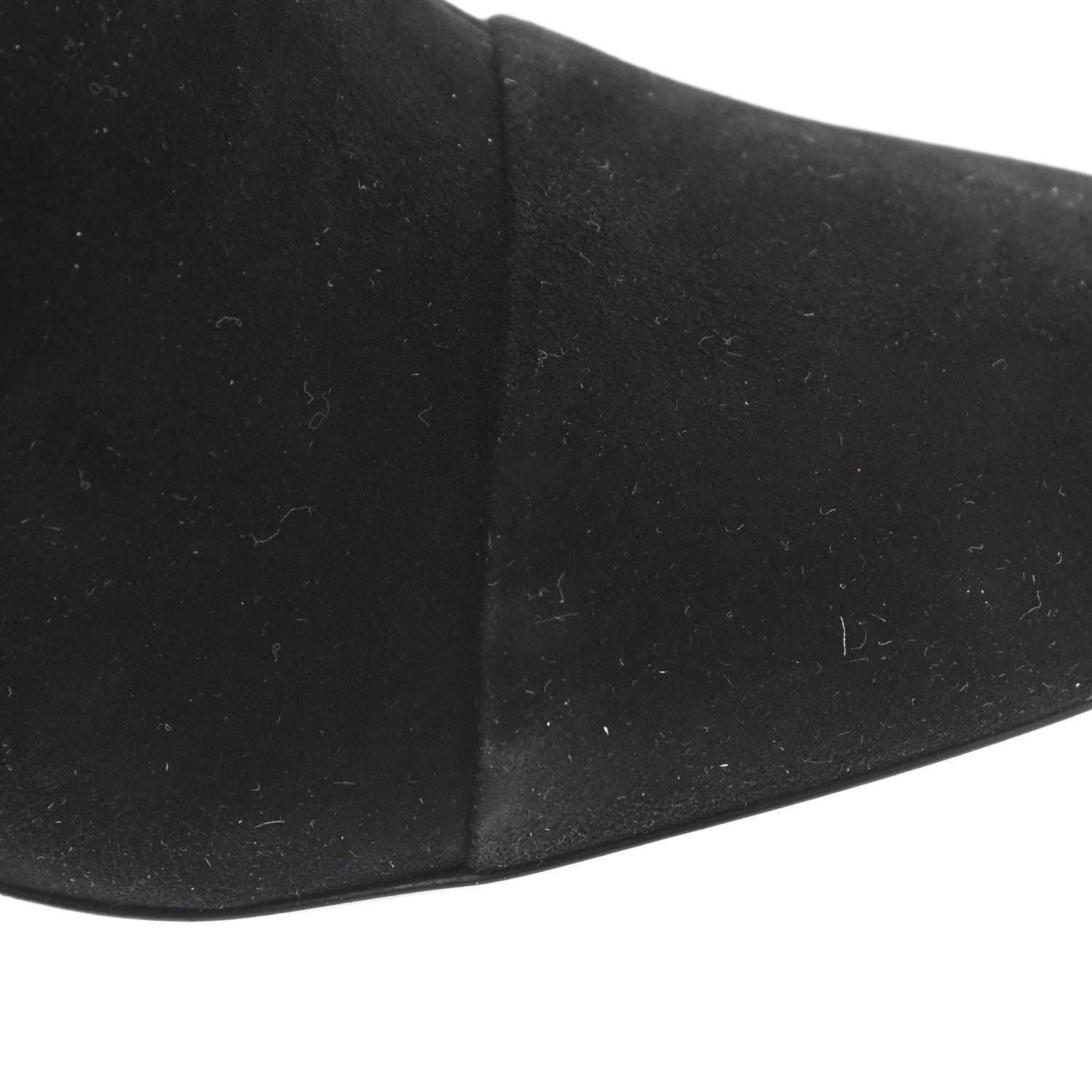 Louis Vuitton Suede Monogram Uniformes Cap Toe Chelsea 80mm Ankle Boots 37.5 Black 15 of 15