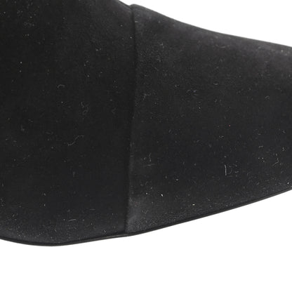 Louis Vuitton Suede Monogram Uniformes Cap Toe Chelsea 80mm Ankle Boots 37.5 Black 15 of 15