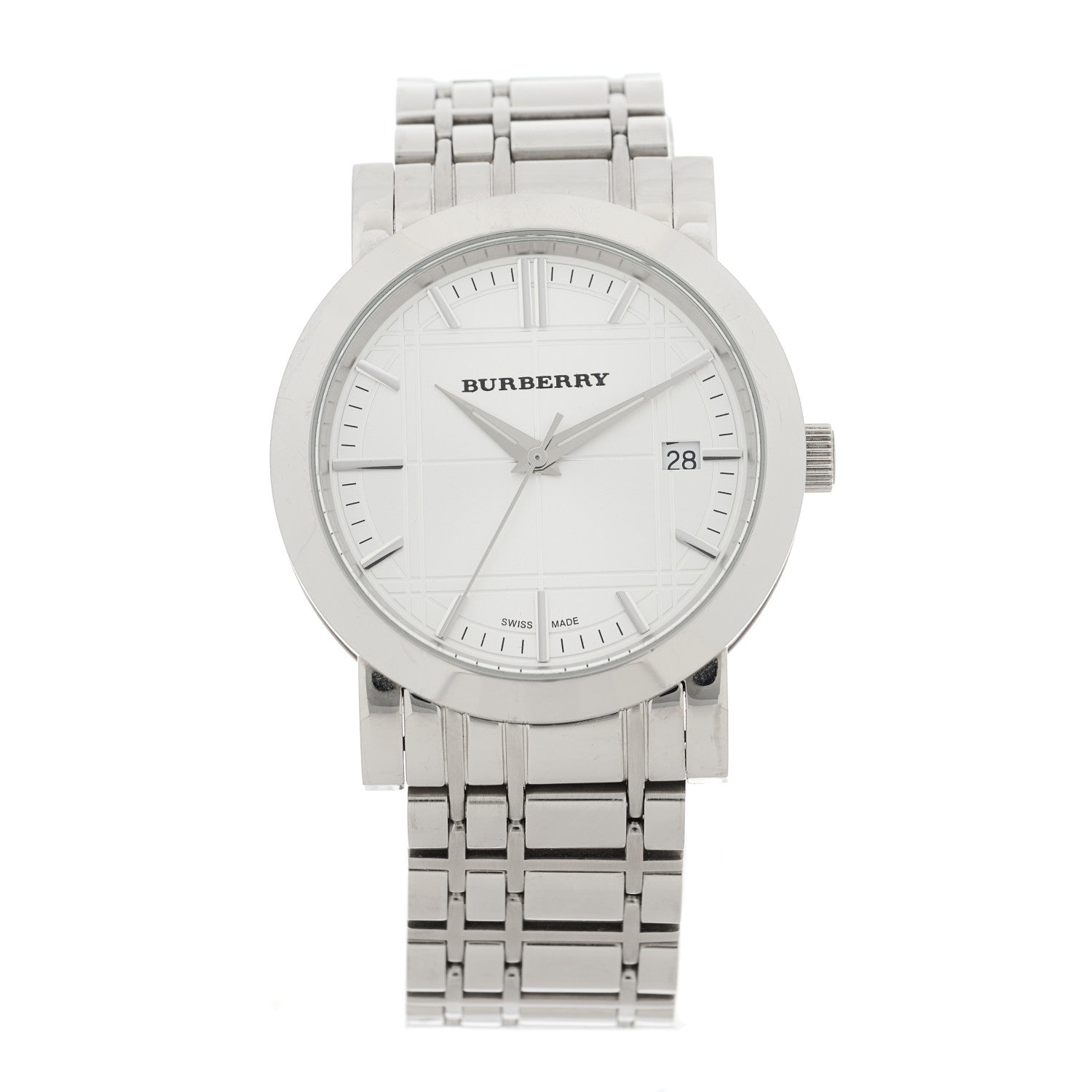 Burberry Stainless Steel 38mm Heritage Quartz Watch 1 of 5