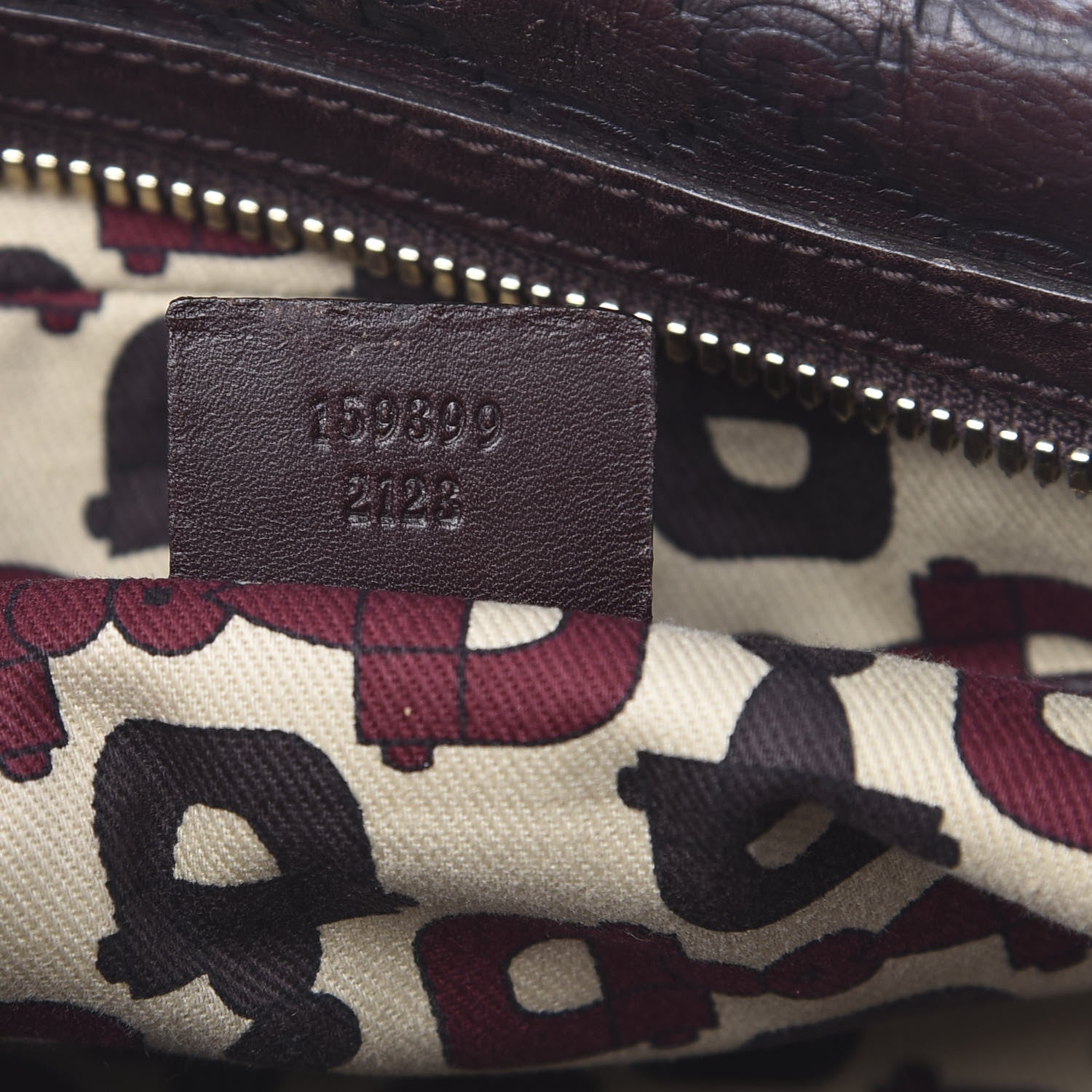 Gucci Guccissima Medium Wave Boston Dark Brown 7 of 17