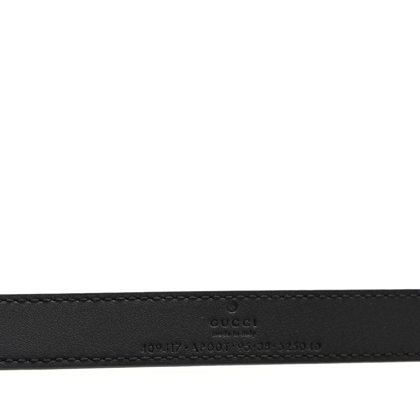 Calfskin Double G 20mm Belt 95 38 Black